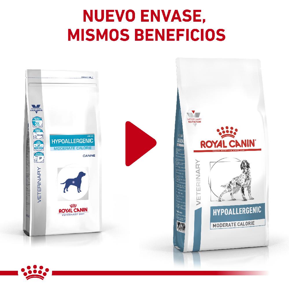 Miscota Royal Canin Cibo Secco per Cani Ipoallergenico Moderate Calorie Canine Prezzo di fabbrica