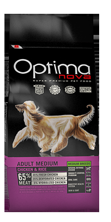 Miscota Optimanova Cibo Secco Adult Medium Pollo e Riso Enormi risparmi