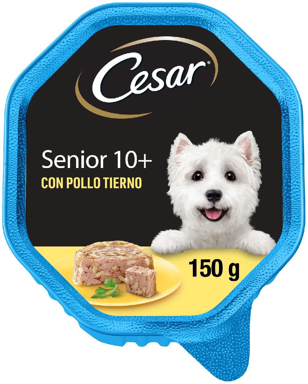 Miscota Cesar Cibo umido per cani anziani in patè con pollo e vasca di riso Fino al 60% di sconto