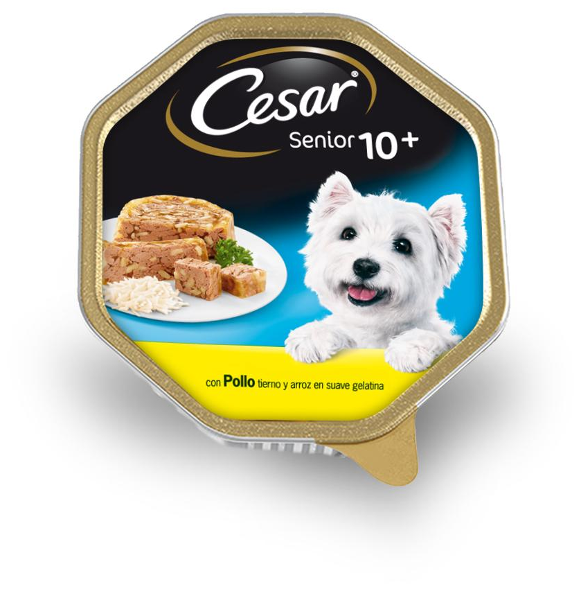 Miscota Cesar Cibo umido per cani anziani in patè con pollo e vasca di riso Fino al 60% di sconto