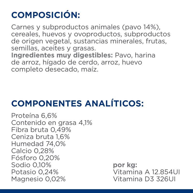 Miscota Hill's Cibo Umido Prescription Diet i/d Digestive Care Biome al Tacchino per Cani Sostegno trimestrale