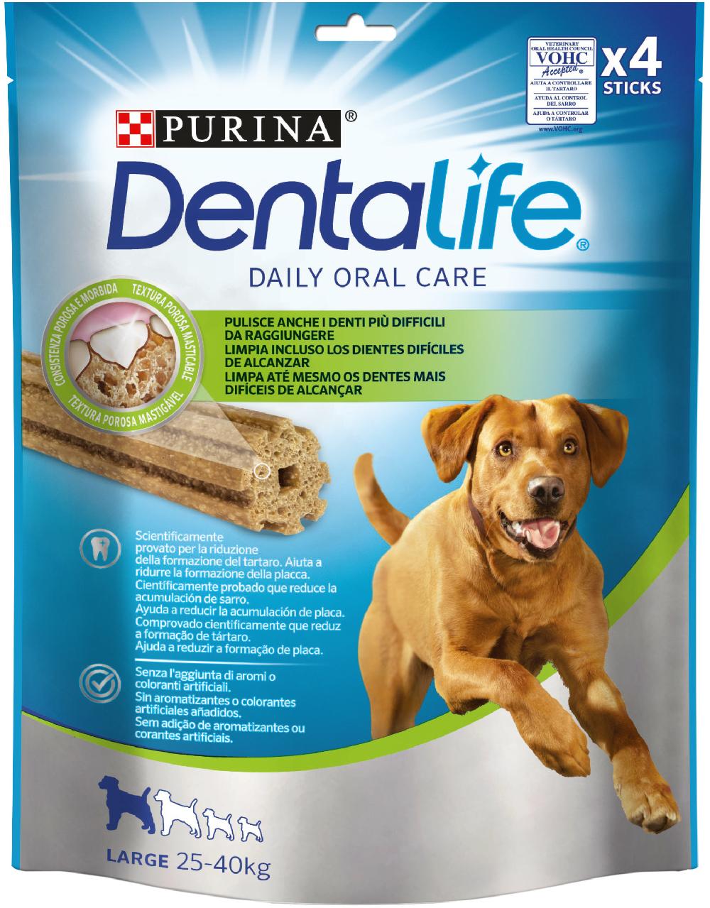 Miscota Dentalife Snack per la Cura del Cavo Orale nei Cani Grande da 25 a 40 kg Duty-free