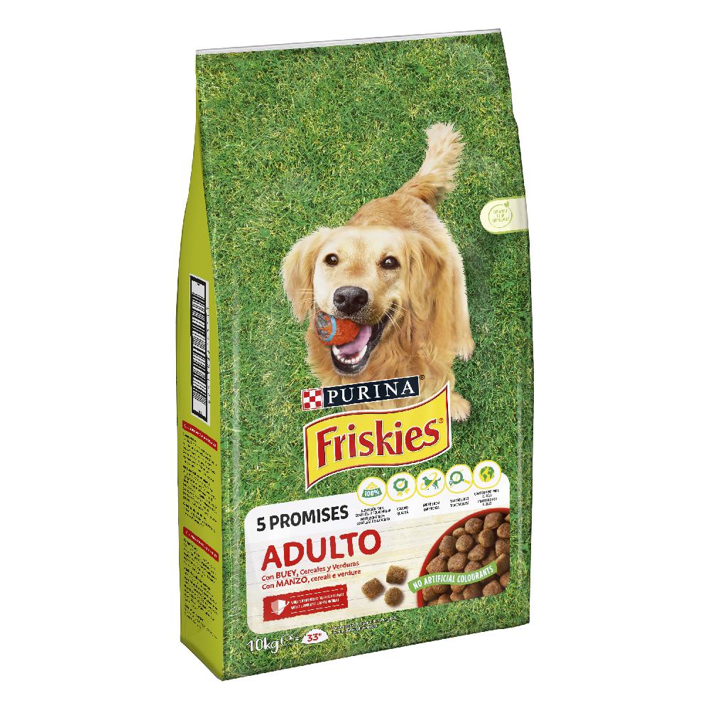 Miscota Purina Friskies Cibo Secco per Cani Adult di Carne e Ortaggi Sconto