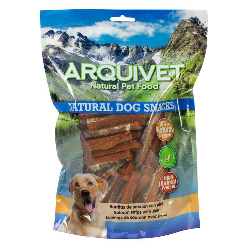 Miscota Arquivet Snack naturale per cani Barrette di salmone con la pelle Smaltimento dello stoccaggio