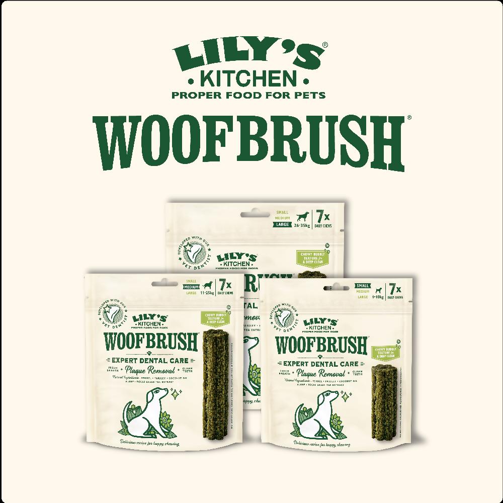 Miscota Lily's Kitchen Woofbrush Dental Chew Medium Multipack Lightning offer