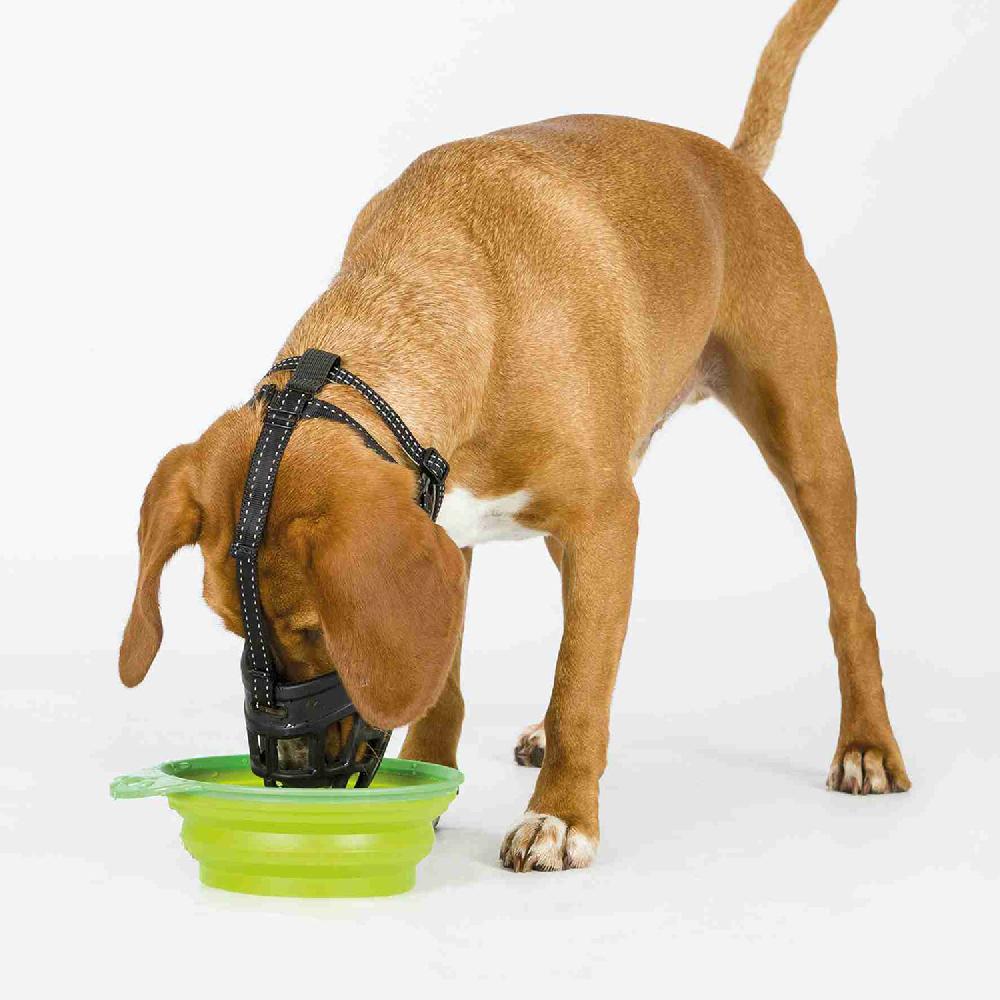 Miscota Trixie Museruola flessibile in silicone per cani Trasporto libero internazionale