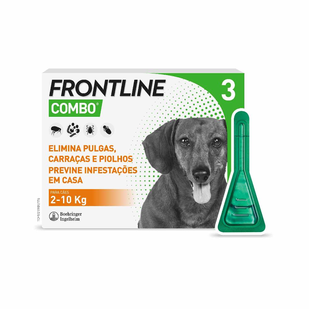 Miscota Frontline Pipette Combo per Cani Piccoli Piccola Taglia 2-10 Kg In vendita