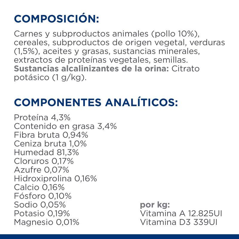 Miscota Hill's Cibo umido PD c/d Multicare Spezzatino per malattie urinarie nei cani Nuovo