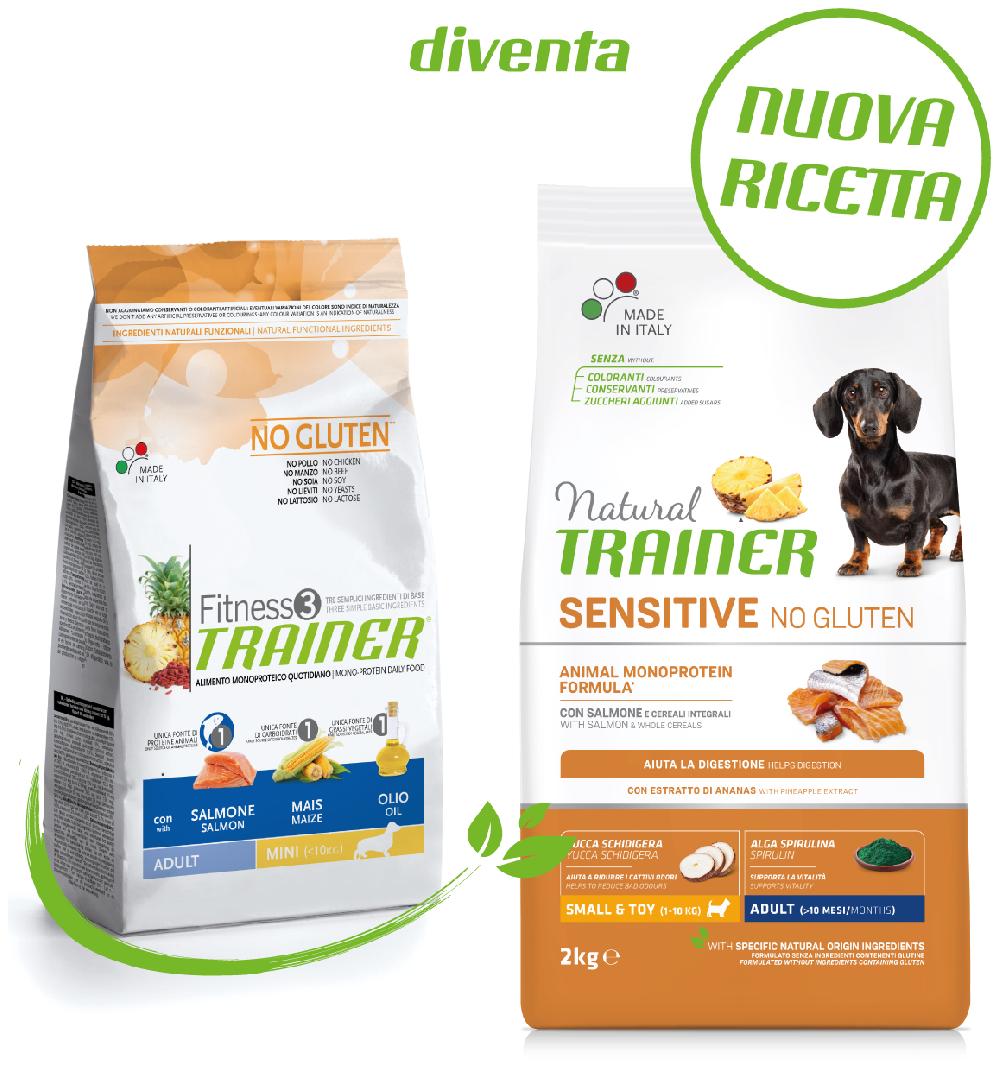 Miscota Trainer Cibo Secco Fitness 3 Adult Mini di Salmone Prezzo Ridotto