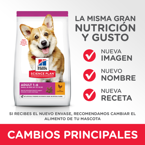 Miscota Hill's Science Plan Adult Small & Mini con Pollo Bestseller