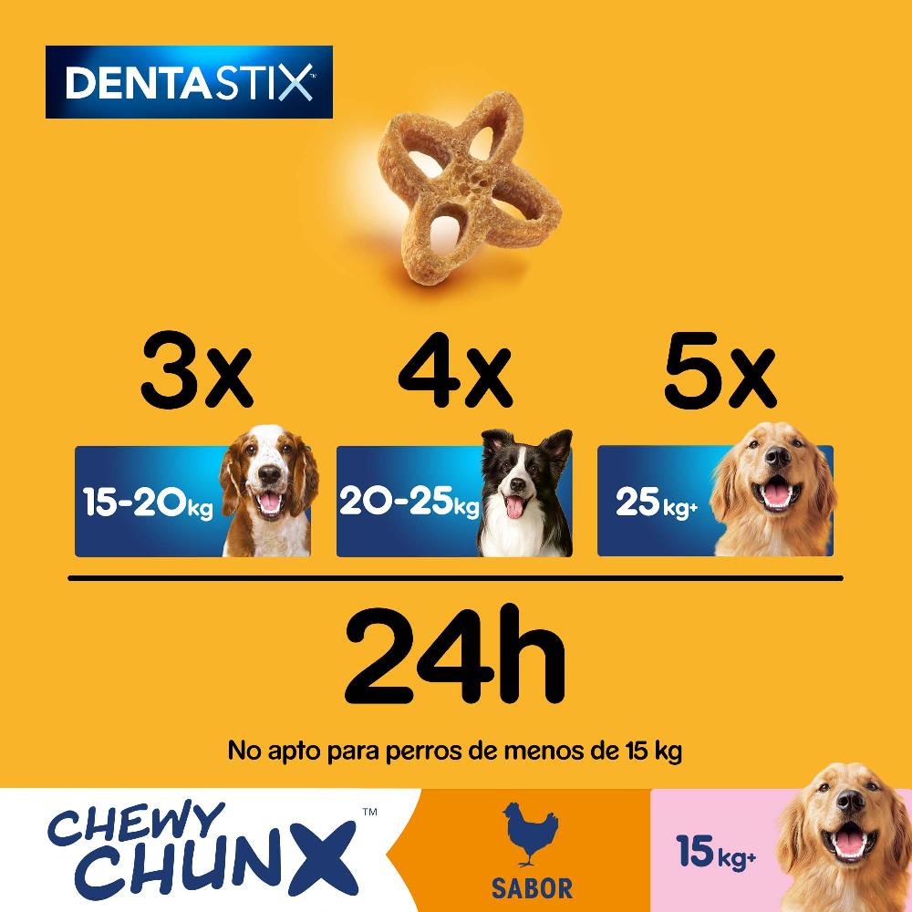 Miscota Pedigree Dentastix Chewy Chunx snack dentale cani media e grande taglia pollo Offerta speciale della fabbrica