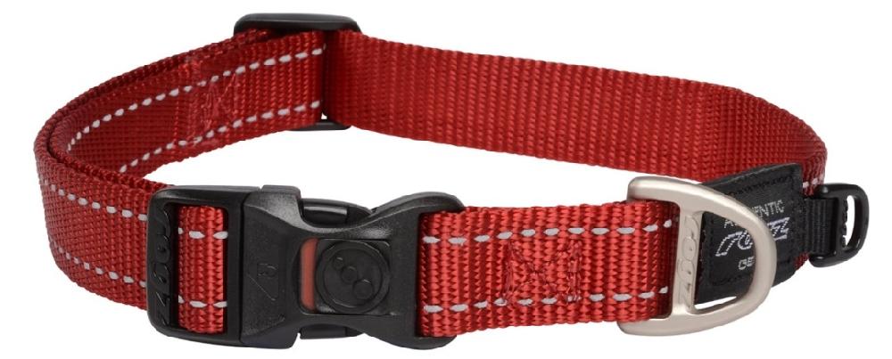 Miscota Rogz Collare riflettente Utility riflettente regolabile Utility Rosso