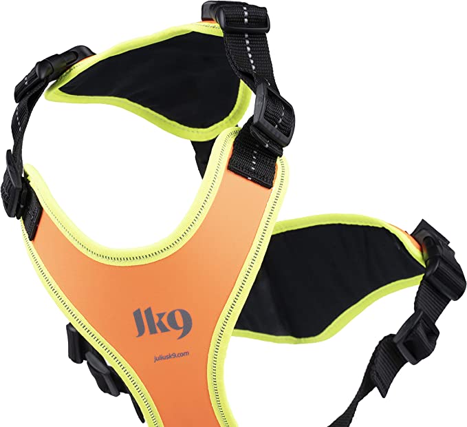Miscota Julius K9 Pettorina Mantrailing arancione e neon per cani Prezzo Ridotto