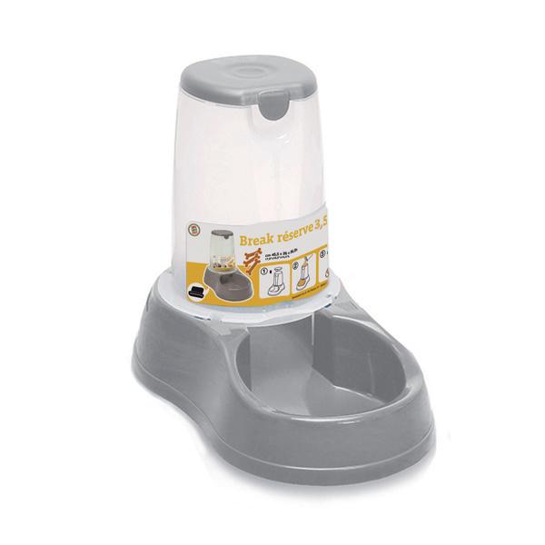 Miscota Zolux Dosatore di cibo in plastica antiscivolo grigio Sconto