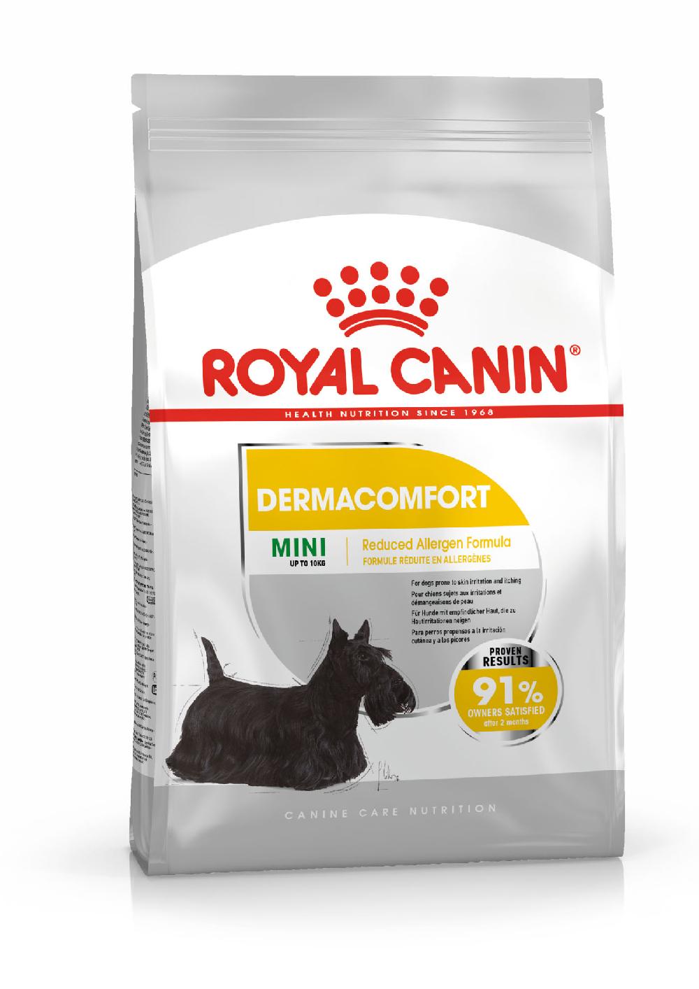 Miscota Royal Canin Mini Dermacomfort Adult Small Dog Food pelle sensibile Outlet