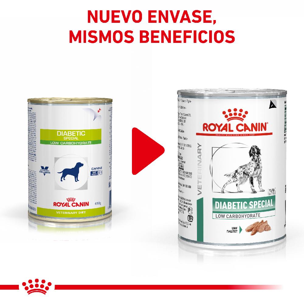 Miscota Pacco 12 Royal Canin Cibo Umido per Cani Diabetic Special Low Carbohydrat Saldi Di Fabbrica