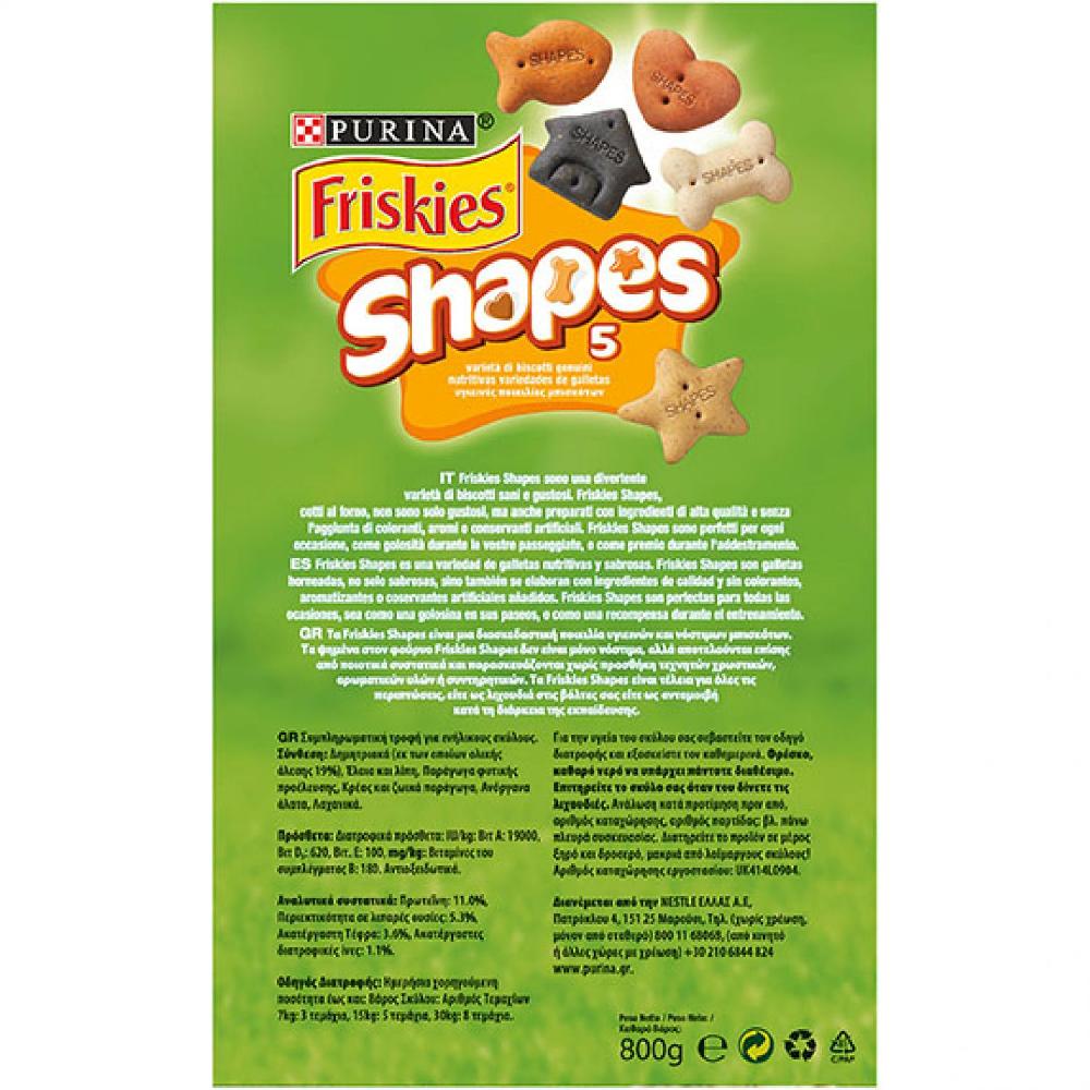 Miscota Purina Friskies Snacks Shapes Biscotti per Cani
