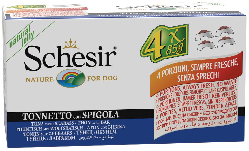 Miscota Schesir Multipack X4 Cibo Umido per Cani di Tonno Con Sconto di tempo limitato