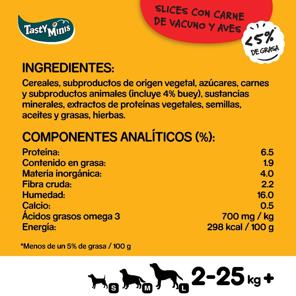 Miscota Pedigree Tasty mini snack per cani al gusto di bue e uccelli Italy