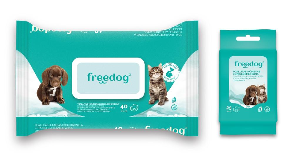 Miscota Freedog Salviette umidificate alla clorexidina per cani e gatti
