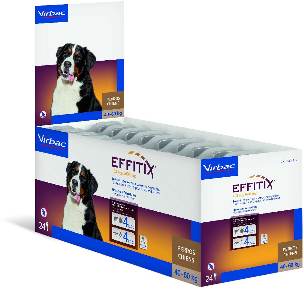 Miscota Virbac Effitix Spot on Antiparassitario e Antizanzare per Cani da 40 a 60 Kg Offerta temporanea