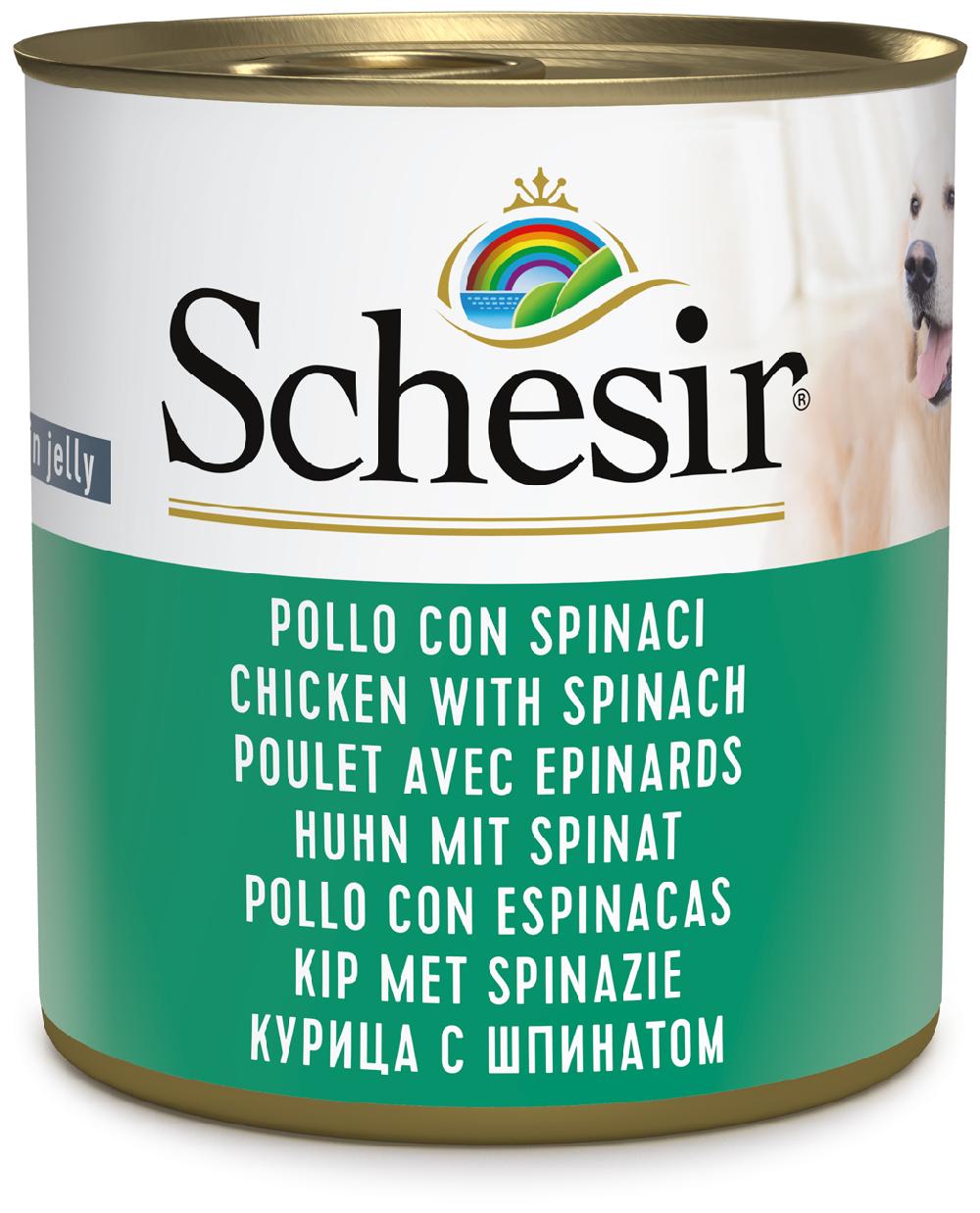 Miscota Schesir Cibo Umido per Cani di Pollo con Spinaci Liquidazione