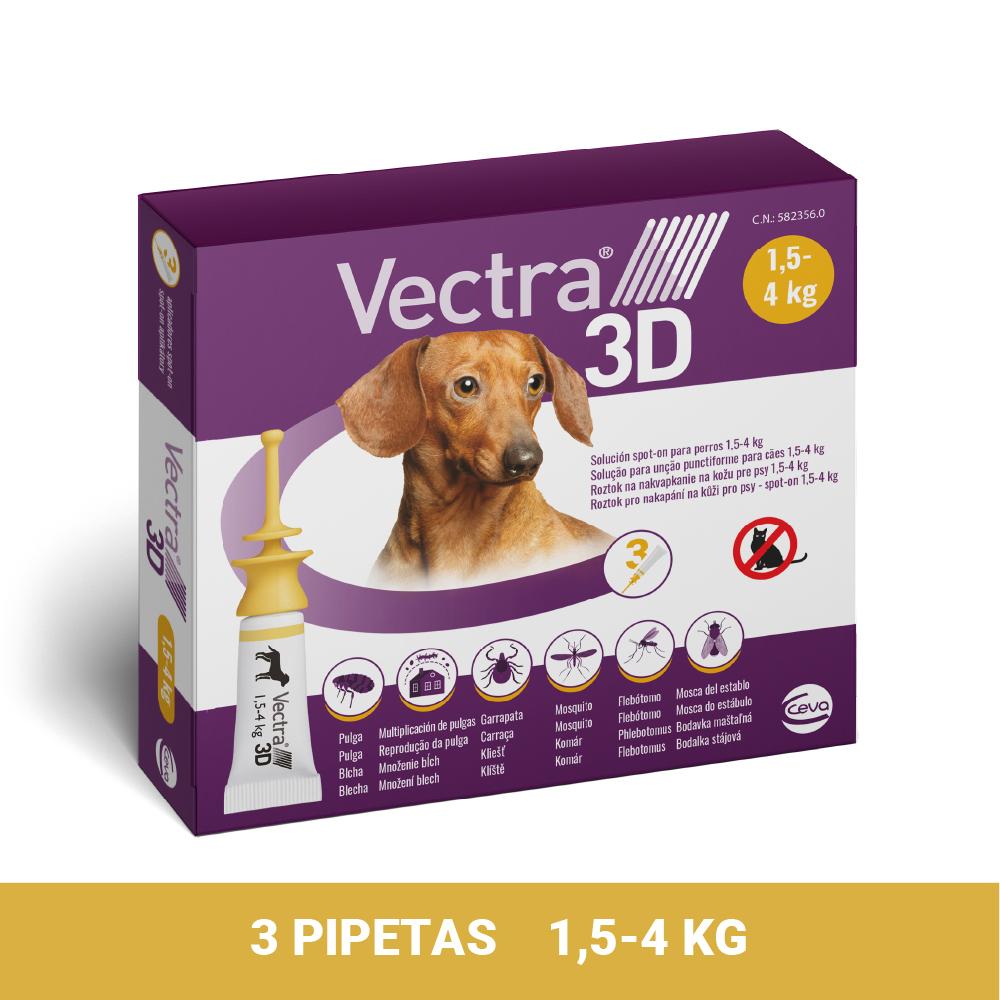 Miscota Vectra Pipette 3D per Cani da 1 5-4kg Ultimi due giorni