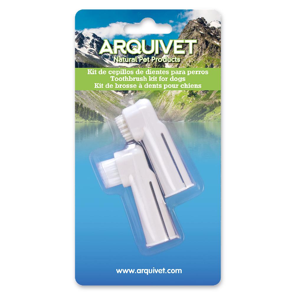 Miscota Arquivet Kit 2 Spazzole da Dito per Cani
