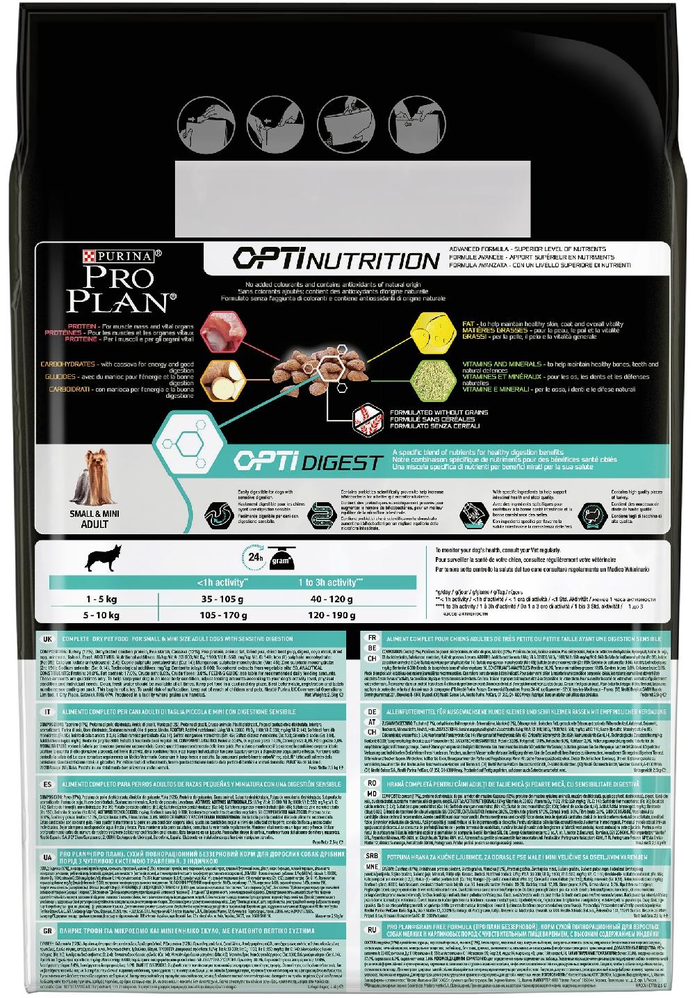 Miscota Purina Pro Plan Optidigest Grain Free Adulti Tacchino Small/Mini Negozio online di fabbrica