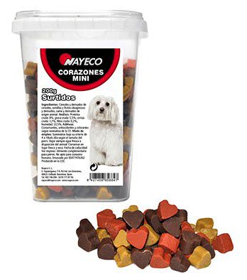 Miscota Nayeco Cuori cane biscotti assortimenti 200 gr