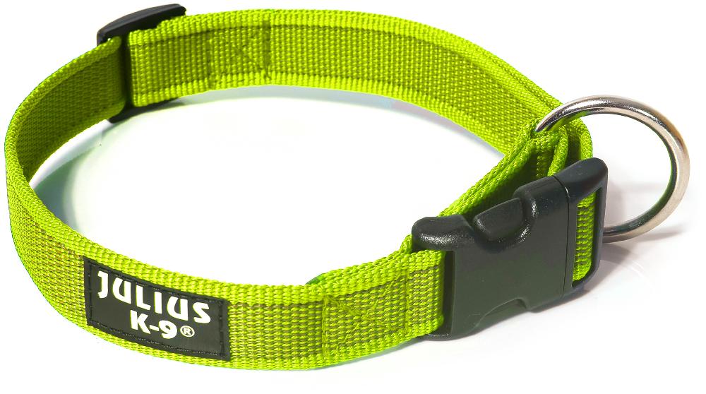 Miscota Julius K9 Collana di nylon con anello verde