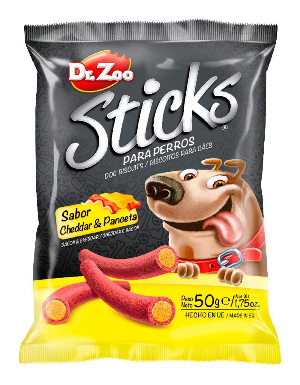 Miscota Dr. Zoo Bastoncini di Cheddar e Bacon per Cani