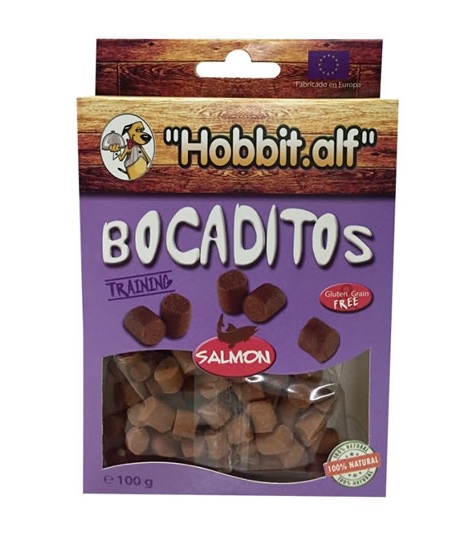Miscota Hobbit Alf Bocaditos de Salmón Semi-Húmedos para Perro