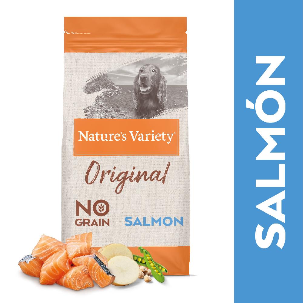 Miscota Nature's Variety Pienso Original Grain Free de Salmón para Perros Adultos Medium