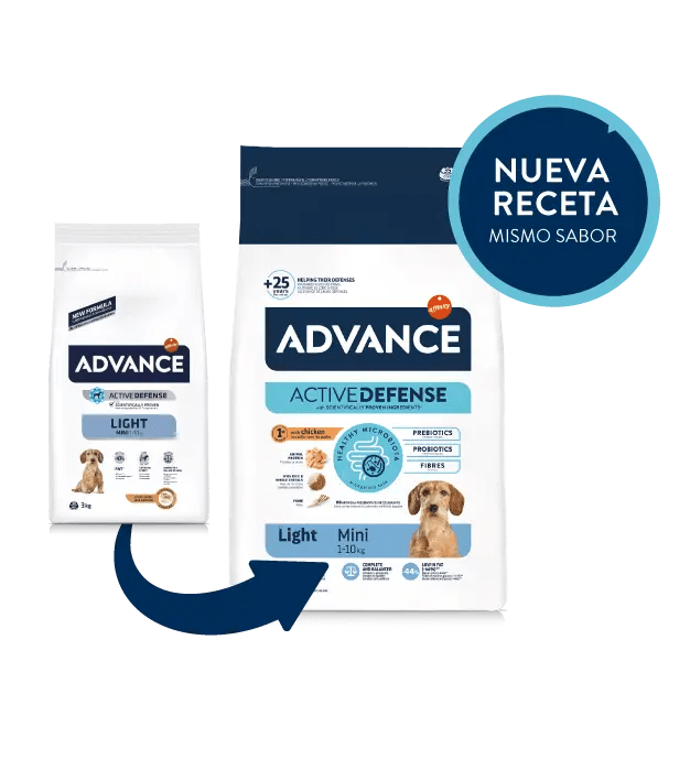 Miscota Advance Pienso Light para Perros Mini de Pollo y Arroz Vendite stagionali