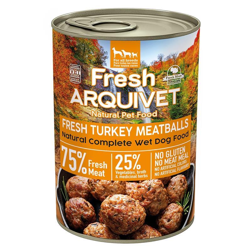 Miscota Arquivet Comída Húmeda Fresh Albóndigas de Pavo con Brócoli y Calabaza 50% di sconto con spedizione gratuita