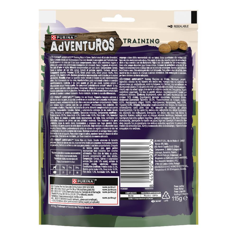 Miscota Adventuros Snack di addestramento alla carne di cervo per cani Sconti questo mese
