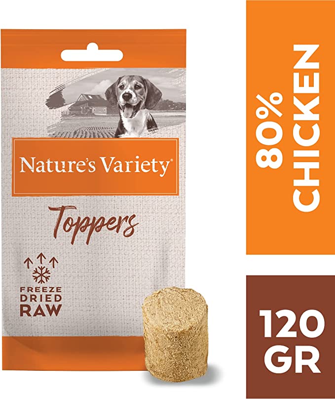 Miscota Nature's Variety Toppers de Pollo Liofilizados para Perros In Linea