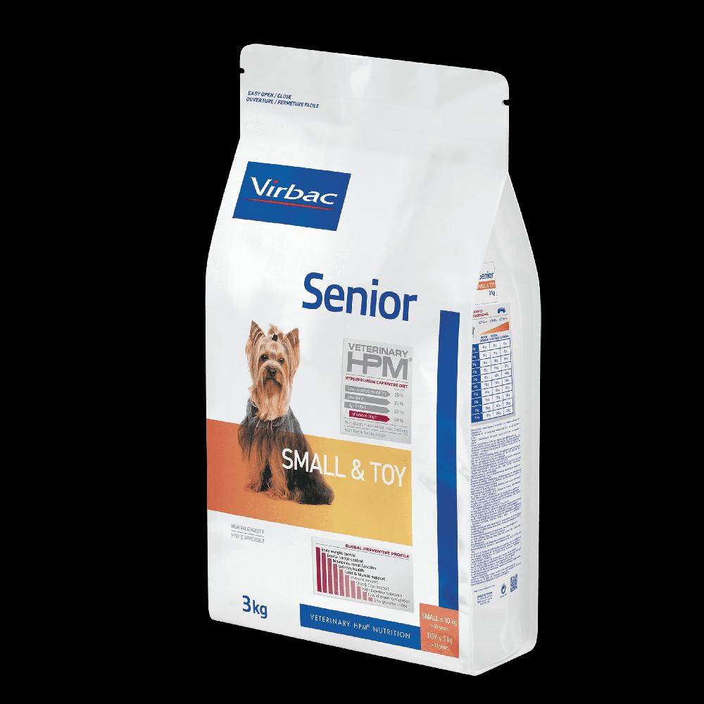 Miscota HPM Virbac Veterinary Senior Castrato Piccolo e Giocattolo per Cani Piccoli e MIni Senior