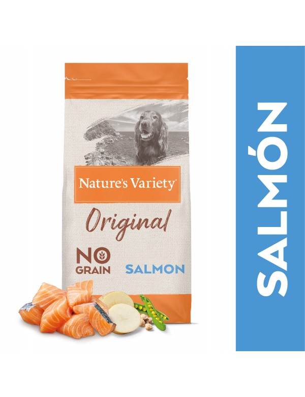 Miscota Nature's Variety Cibo Secco No Grain Medium-Maxi Salmone Pezzi Unici