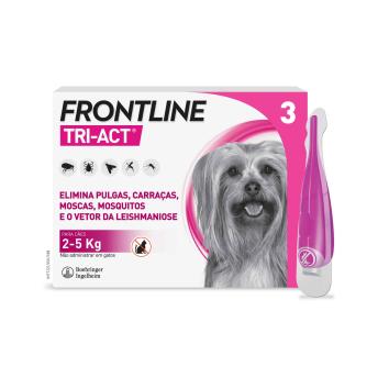 Miscota Frontline Pipette Tri Act per Cani Taglia Toy 2-5 Kg Soddisfazione Garantita