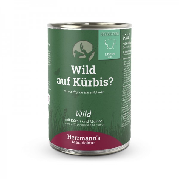 Herrmann's Selection Light Cervo con Zucca e Quinoa per Cani Negozio