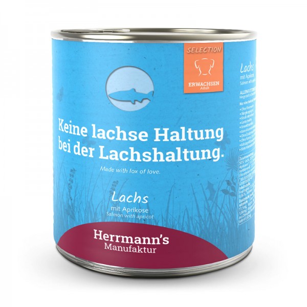 Herrmann's Selection Salmone con Albicocca per Cani Nuova