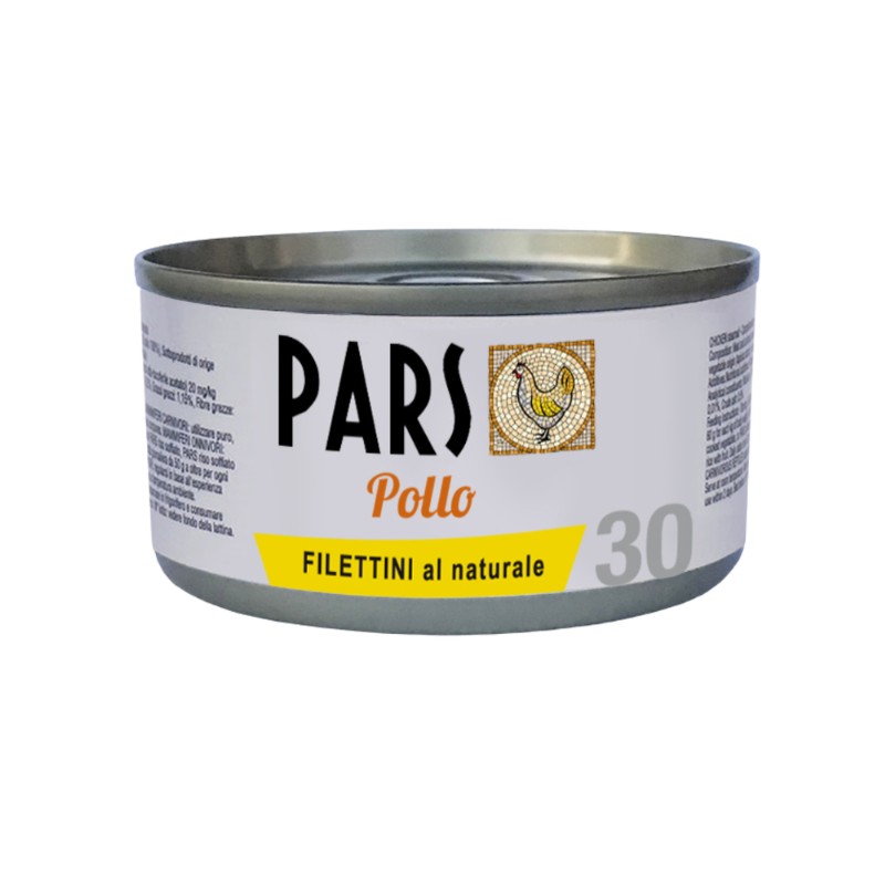 Pars Monoproteico Filettini al Naturale Pollo per Cani e Gatti 85gr Moda