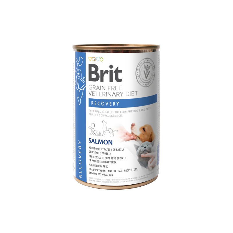 Brit Veterinary Diet Recovery Salmone per Cani Nuova