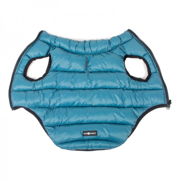 Farm Company Piumino Reversibile Fiemme Ottanio/Mattone per Cani Sottocosto