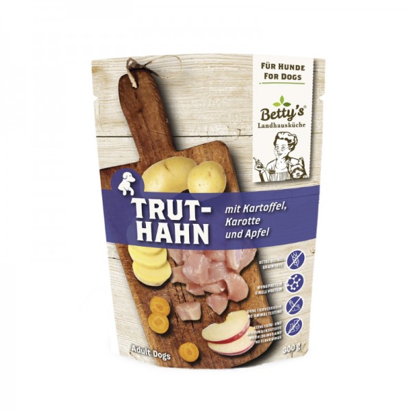 Betty's Landhausküche Tacchino con Patate Umido per Cani Outlet