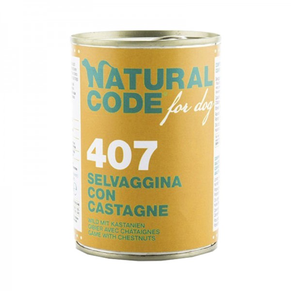 Natural Code Selvaggina con Castagne per Cani 400 g Offerte