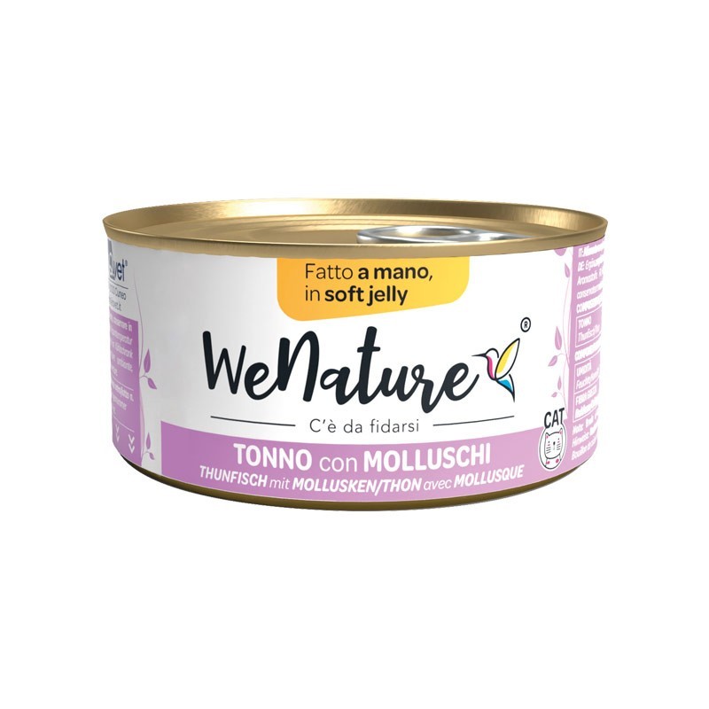 WeNature Tonno con Molluschi Soft Jelly Umido per Gatti