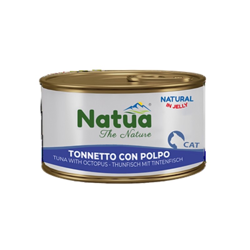 Natua Natural Jelly Tonnetto e Polpo 85g per Gatti